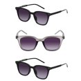 thumbnail image 1 of "The Modish" Lunettes de Lecture Mode pour Femmes – Lecteur à Lentilles Complètes, Protection UV, Élégantes et Confortables (Lot de 3) - Jet/ardoise Cristal - 1,50, 1 of 8