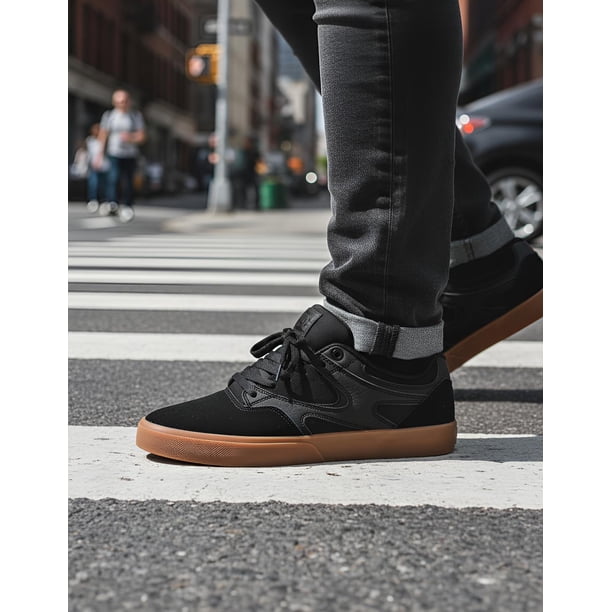 Tenis DC Shoes Hombre Kalis Vulc Negro ADYS300569-KKG