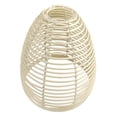 thumbnail image 3 of Pantalla de lámpara colgante E27 tejida a mano, cubierta de luz de araña Retro, pantalla de luz colgante para decoración de casa de té de cabecera, 3 of 9