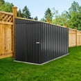 thumbnail image 3 of Absco Durango 5' x 10' Metal Bike Shed - Monument, 3 of 12