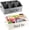Beige+Gray-2 Pack, variant on Snack Organizer for Countertop, Fabric Snack Organizer with Handles, 6 Compartment Snack Box Container Snack Basket, Snack Bar Station, Kitchen Pantry Organization and Storage - Khaki
