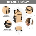 thumbnail image 4 of JIALIOU 14" Laptop Backpack Waterproof Airline Approved Stylish Casual Daypack for Travel Business College Work, Pale Orange, 4 of 8