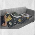 thumbnail image 6 of Astronaut Soft Flannel Fleece Throw Blanket, You Are My Spaceman Cosmic Doodle with Stars Rocket Moon Comet Galaxy UFO, Cozy Plush for Indoor and Outdoor Use, 60" x 80", Grey Multicolor, by Ambesonne, 6 of 6