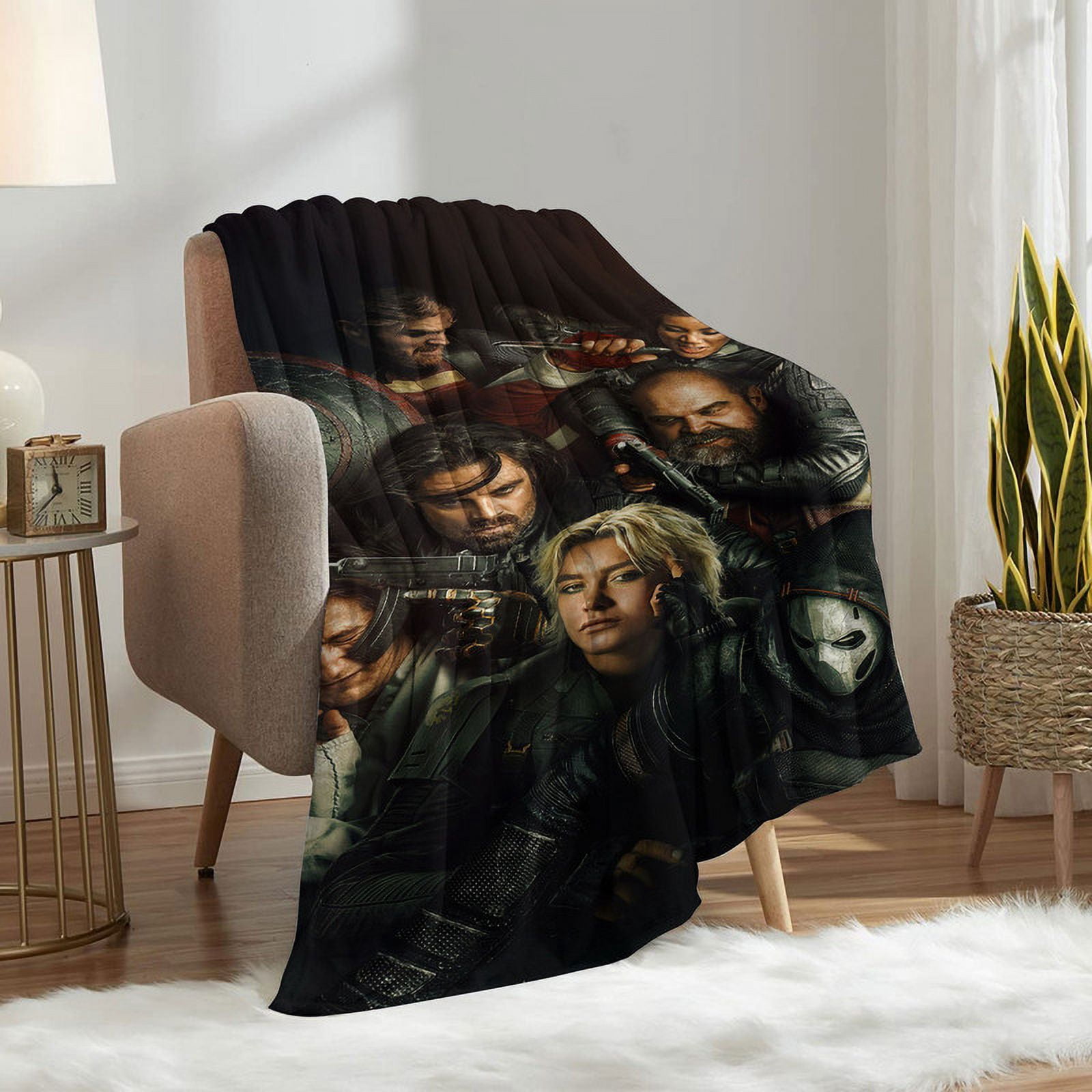 Thunderbolts Throw Blanket Gifts for Fans Lover Girls Boys Women Present Hoodie Him Bed 30"x40"