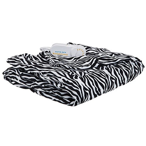 Biddeford 4441907484905 Comfort Knit Super Soft Heated Throw Blanket