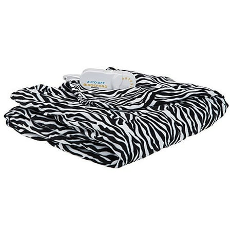 Biddeford 404040 Comfort Knit Super Soft Heated Throw Interesting Zebra Print Electric Throw Blanket Biddeford 404040 Comfort Knit Super Soft Heated Throw Interesting Zebra Print Electric Throw Blanket