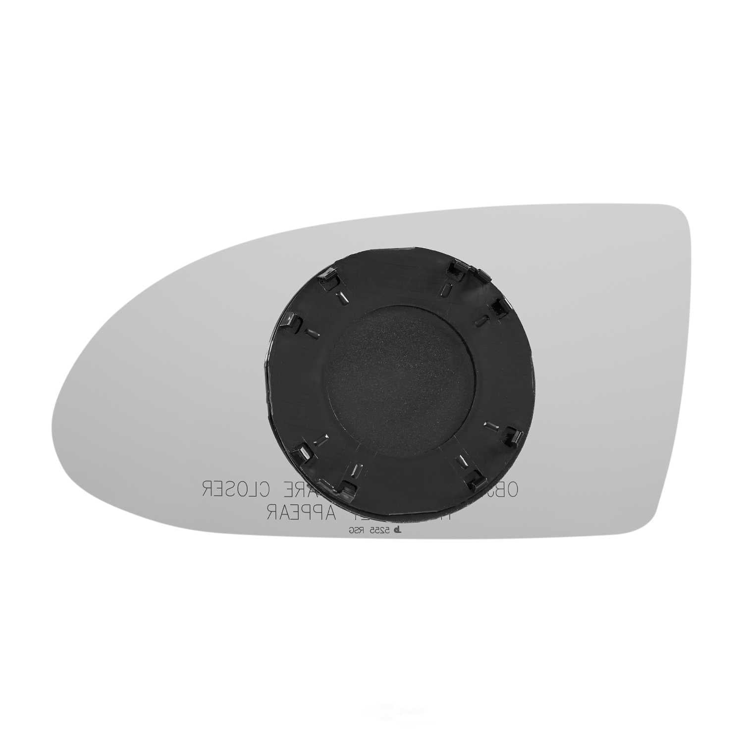 Burco Side View Mirror Replacement Glass with Motor Mount Plate - Clear Glass - 5255RSG