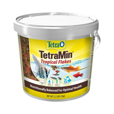 Tetra TetraMin Balanced Diet Tropical Fish Food Flakes, 2.2 lbs