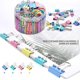 thumbnail image 4 of Skin color Clips para carpetas Clips de papel, 300 piezas Juego de clips de oficina de colores con abrazaderas de papel Clips de papel Bandas de goma para suministros de oficina y, 4 of 5