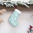 thumbnail image 6 of Yiaed Bee Flower Print Christmas Stockings, Christmas Stockings Hanging Ornaments, Christmas Stockings for Family Christmas Holiday Decorations, 6 of 7