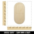 thumbnail image 2 of Pill Medicine Wood Shape Unfinished Piece Cutout Craft DIY Projects - 6.25 Inch Size - 1/4 Inch Thick, 2 of 7