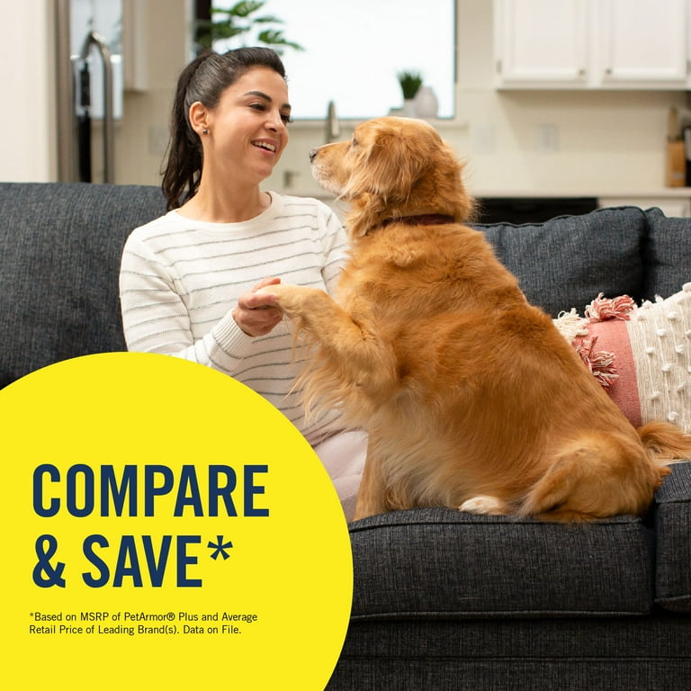 PetArmor Plus Flea Tick Prevention for Medium Dogs 23 44 lbs 1 Month Supply Walmart