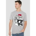 thumbnail image 2 of The Nightmare Before Christmas Mens Jack Skellington T-Shirt, 2 of 4