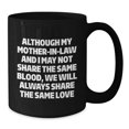 thumbnail image 2 of Funny Mom-in-law Quotes Gifts for Her Birthday - Inspirational Black Coffee Mug from Family, Perfect for Women, 2 of 4
