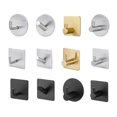 thumbnail image 5 of ZHAOCHENG Ganchos de pared adhesivos-5xacero inoxidable-Toallero sin agujeros en zonas húmedas-Ganchos de pared+almohadillas adhesivas 3M, 5 of 5