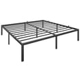 thumbnail image 3 of BeesClover Metal Platform Bed Frame, Heavy-Duty Steel Construction with Silent Slat Support, Integrated Under-Bed Storage Space, No Box Spring Needed, Noise-Free, 3 of 6