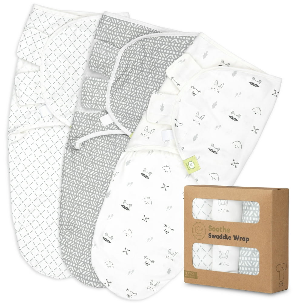 Organic Baby Swaddle Sleep Sacks 3Pack Newborn Baby Swaddles 03