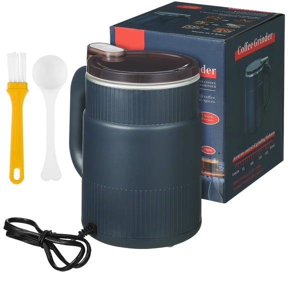 YEAHIBABY Stainless Steel Electric Coffee Grinder Blue Multi Functional Kitchen Tool