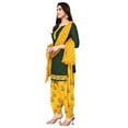 thumbnail image 4 of Indian dresses for Women Punjabi Style Crepe Patiala Salwar Suit With Dupatta For Women Ready To wear, 4 of 4