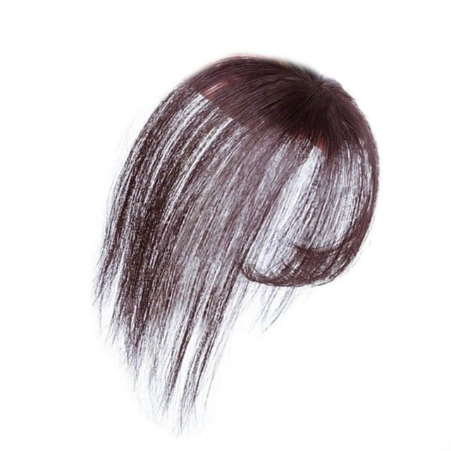 Vogacara Air Bangs Hairpieces Fibra de alta temperatura Hair Topper Extension Mujeres Fringe Hairstyle Accesorios para boda Daily Wear No.2 Type3 NO3 Vogacara CE008820-02