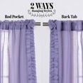 thumbnail image 2 of Quality Home Small Ruffle Curtains, 2 of 4