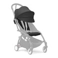 thumbnail image 1 of Stokke YOYO 6+ Color Pack, Black - Textiles Only: Seat Pad, Extendable Canopy & Zipped Back Pocket - Requires YOYO3 Frame (Sold Separately), 1 of 5