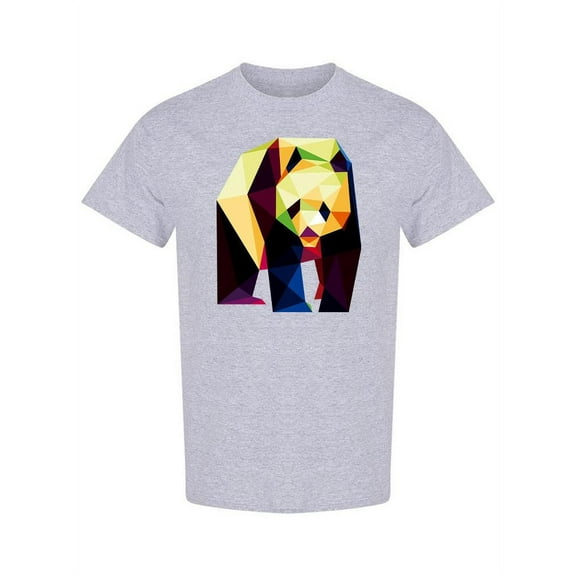 Low Poly Panda Design T-Shirt Men -Image by Shutterstock, Male Medium