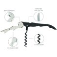 thumbnail image 2 of Corkscrew, 3 in 1 stainless steel wine tool, corkscrew and sommelier's corkscrew., 2 of 5