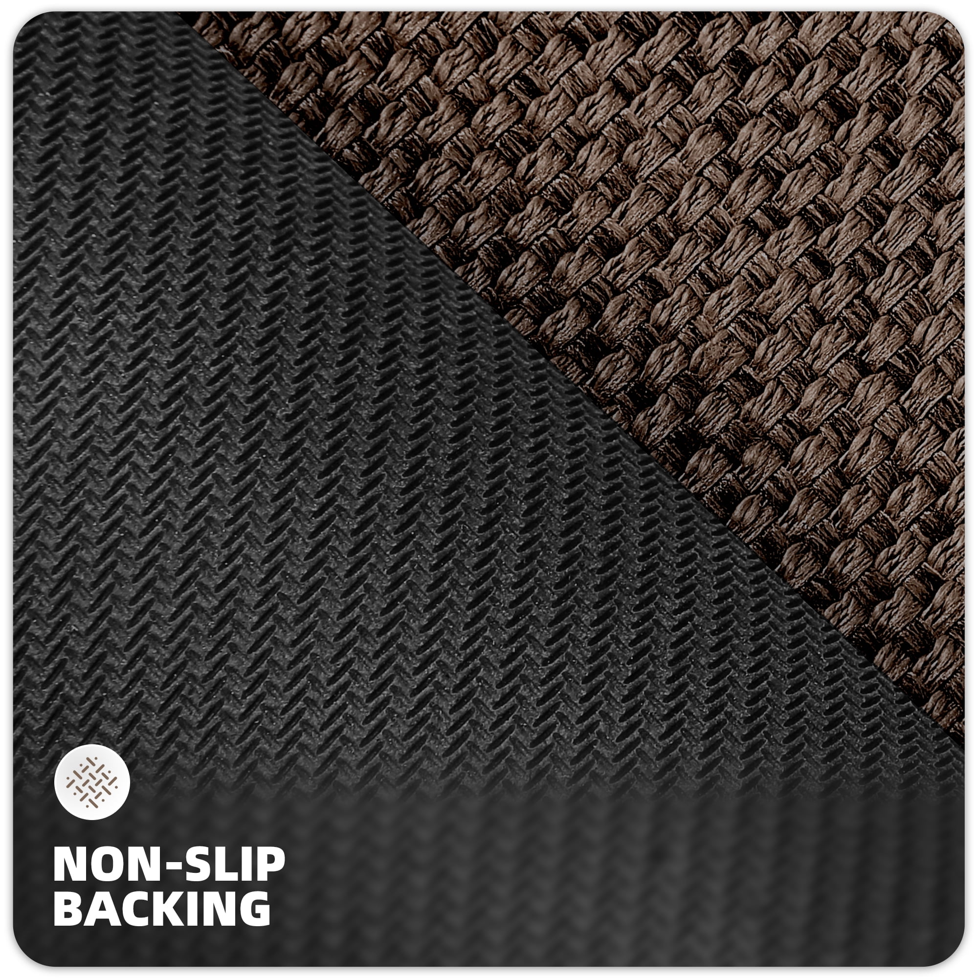 PABUBE Indoor Doormat 22" x 31", Non Slip Door Mats for Inside Washable, Front Door Entry Rug for Entryway Indoor, Dirt Trapper Absorbent Welcome Floor Mats for Home Indoor, Brown