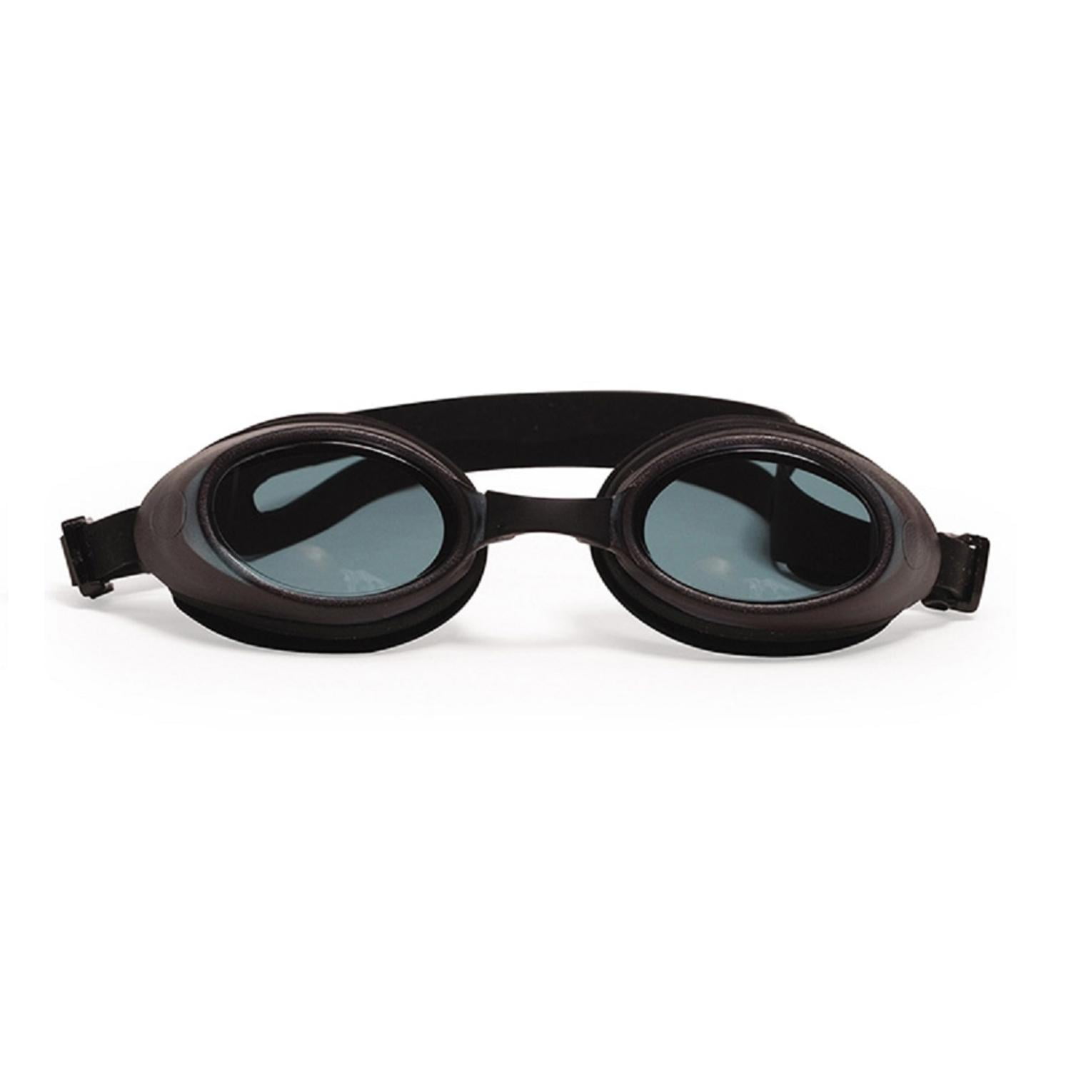 6" Black Pro Swim Goggles Swimming Pool Accessory for Children by Pool Central