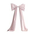 thumbnail image 2 of Large Satin Decorative Bow, Valentine’s Day Ribbon Bow for Gift Wrapping, Wedding Anniversary, Wreaths, Door & Home Bedroom Decor, Birthday Party Backdrop Wall Decor, 1Pc(Pink,84x29"), 2 of 8