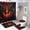 Cool Dragon, variant on 4PCS Fire Red Dragon Shower Curtain Set Retro Power Ancient Fantasy Creature Bathroom Decor Sets with Rugs Bathroom Accessories Set Bathroom Curtain Shower Set with 12 Hooks