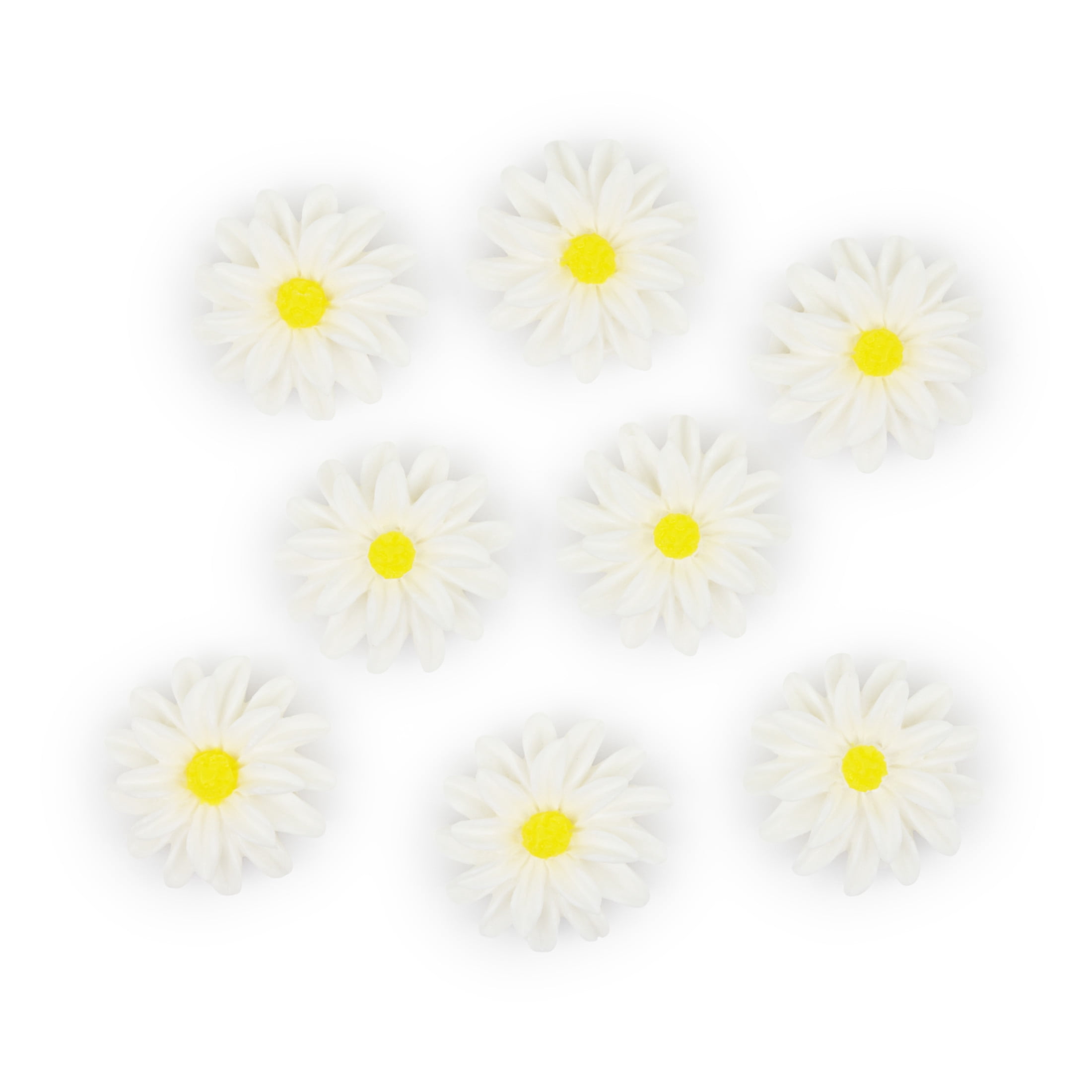 Hello Hobby Accessories Resin Daisies, 8 piece
