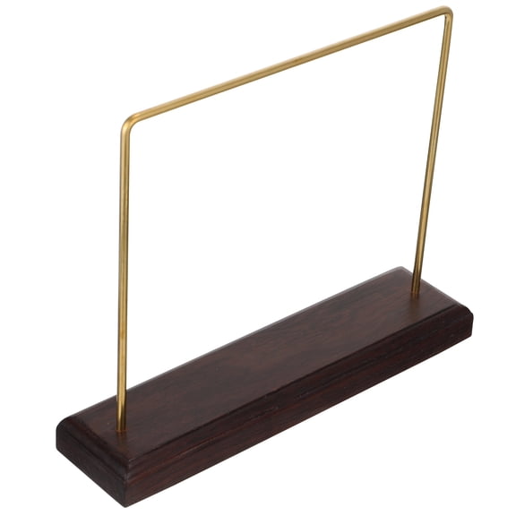 COOPHYA Jewelry Display Stand Single Rod Necklace Storage Rack Golden 1Pcs 7.86x6.84x1.97in