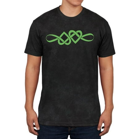 Irish Celtic Infinite Love Knot Mens Soft T Shirt