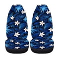 thumbnail image 5 of XYZCANDO Stretchy Car Seat Covers SUV Truck Van, Easy to Install Comfort Car Front Seat Covers 2 Pack Polyester Tropical Floral & Palm Leaf Print, 5 of 10
