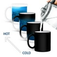 thumbnail image 4 of 3drose, Indonesia, Papua, Cenderawasih Bay. Whale Shark and Remoras., 11oz Magic Transforming Mug, 4 of 7