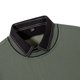 thumbnail image 4 of Blusas y camisas de manga larga con cuello en V para hombre, color liso, moda informal, falso bicapa, cuello abatible, suéter cálido, camisa base, manga larga, parte superior de poliéster para hombre, 4 of 6