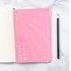 thumbnail image 4 of 2 alfombrillas de corte A5 de doble cara para manualidades, tabla de cortar de PVC autocurativa con medidas para coser proyectos de bricolaje, álbumes de recortes, color rosa, 4 of 6