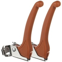 Soimiss Bike Brake Level Handles 2Pcs Brown Aluminum Alloy Replacement