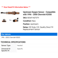 thumbnail image 2 of Upstream Oxygen Sensor - Compatible with 1996 - 2000 Chevy K3500 1997 1998 1999, 2 of 2
