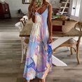 thumbnail image 3 of Vibe Blooming Tulips Sleeveless Dress Woman Fashion Long Dresses Women's Summer Suit Dress Summer 2025 Women, 3 of 7