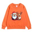 thumbnail image 4 of Boys and Girl Christmas Snowflake Hoodie Winter Warm Xmas Print Pullover Sweatshirts, 4 of 4