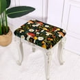 thumbnail image 4 of ZUXONGSY Mushroom Stool Covers Rectangle 2 Pack Counter Stool Covers Nonslip Dust Protective Cover Stretchy Stool Cushion Slipcovers Easy to Install and Clean Dining Room Decor, 4 of 7