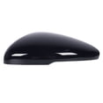 thumbnail image 2 of Side Rearview Mirror Cover Door Wing Mirror Cap Exterior Rear View Mirror Housing High Strength ABS Weather Proof Car Exterior Door Mirror Cap Replacement Black, 2 of 7