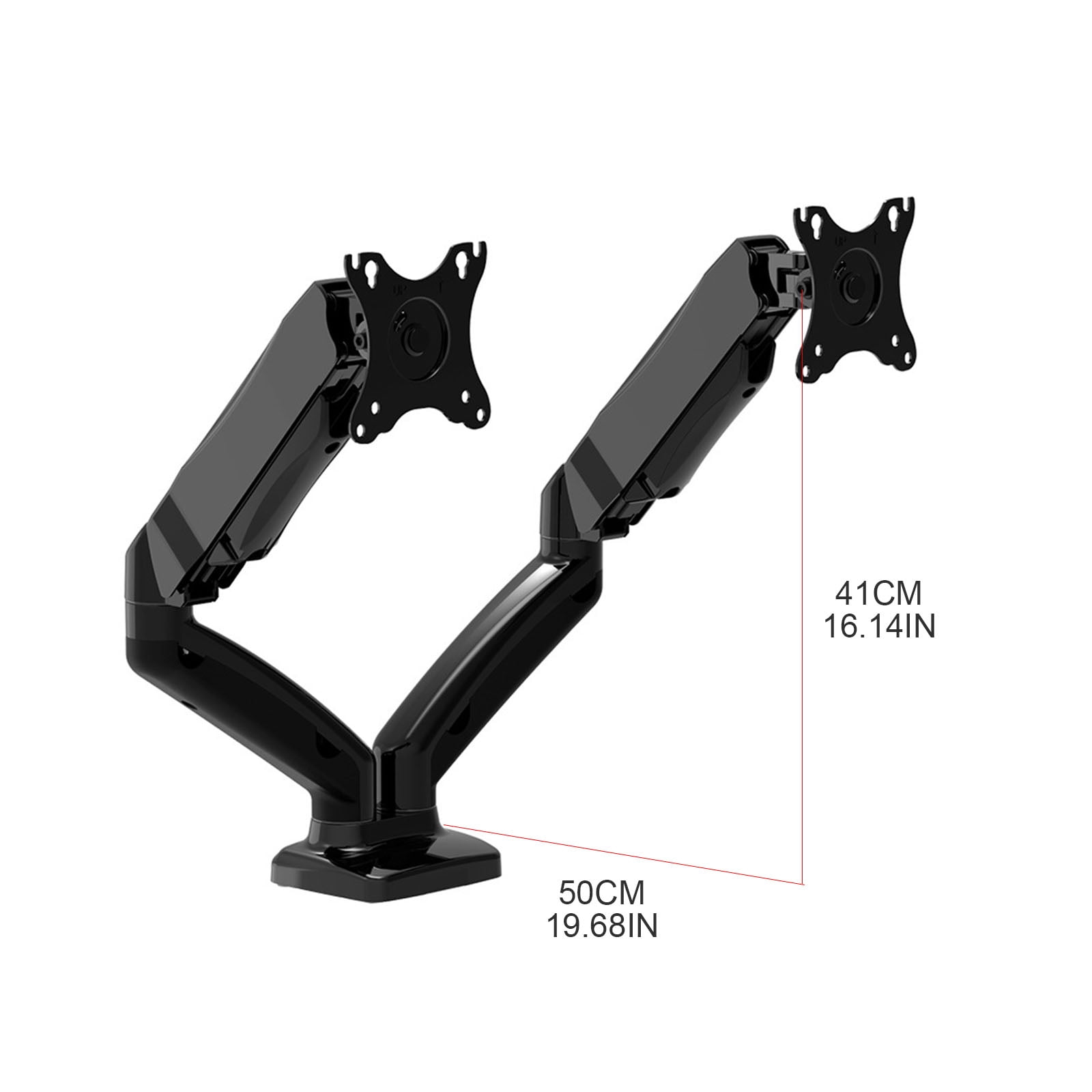 Monitor Stand Adjustable Spring Monitor Desk Mount Vesa Holder Bracket for w/ C-Clamp Mounting Base for 13-2
