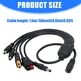 thumbnail image 5 of Durability DC7909 Female XT60 DC5521 DC6530 Charging Cable for Long Term Use Device, 5 of 10