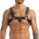 thumbnail image 1 of Guardurnaity Negro Moda Hombres Tops Elegante Arnés de Pecho Ajustable Versátil Sexo Restringir Vendaje Arnés de Pecho Accesorios de disfraces, 1 of 6