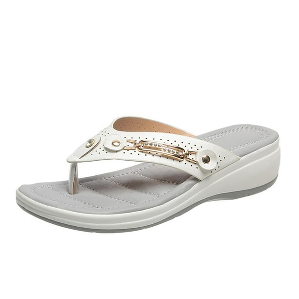 Amzcrzy Zapatos de mujer,Zapatos de mujer,Zapatillas de mujer, Sandalias de cuña para mujer con suela gruesa de verano para playa Sandalias Mujer Zapatillas De Casa