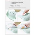 thumbnail image 5 of Baberos de silicona para bebé, cómodos Baberos de silicona impermeables para bebés y niños pequeños, sin BPA, con bolsillo para recoger alimentos, 2 uds., 5 of 5